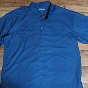 Heybo The Beaufort Performance Short Sleeve • Dark Navy • Blue Size 4XL NWOT